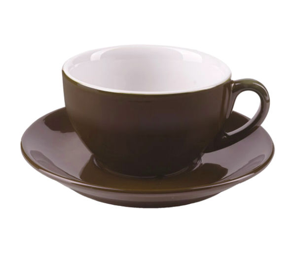 "MILANO" Latte Cups (IPA) 300ml - brown